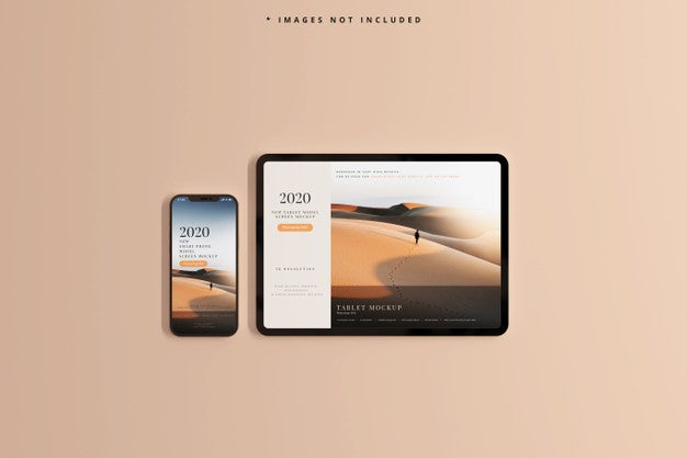 Smart Phone And Tablet Mockup Psd