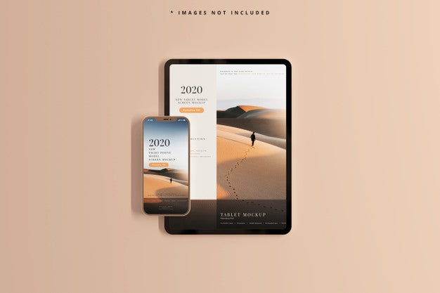 Smart Phone And Tablet Mockup Psd