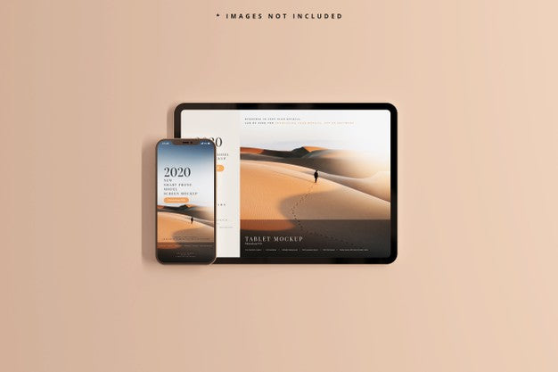 Smart Phone And Tablet Mockup Psd