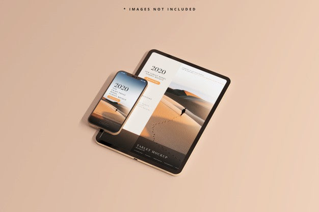 Smart Phone And Tablet Mockup Psd