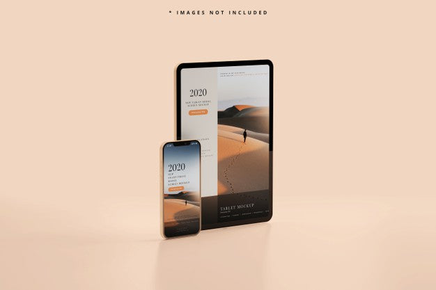 Smart Phone And Tablet Mockup Psd