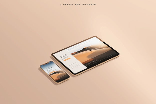 Smart Phone And Tablet Mockup Psd
