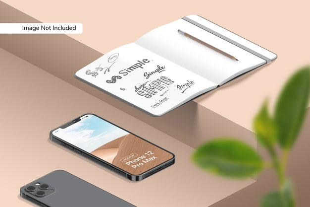 Smartphone 12 Pro Max Mockup Psd