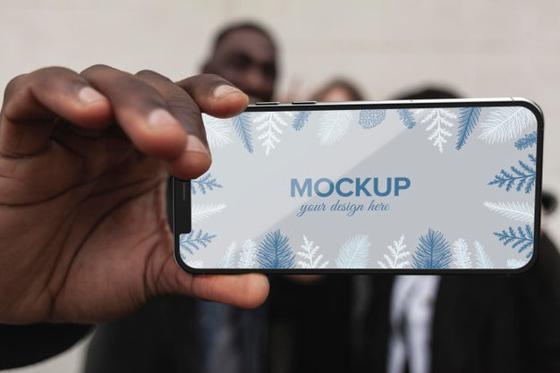 Smartphone Device Concept Mock-Up Psd