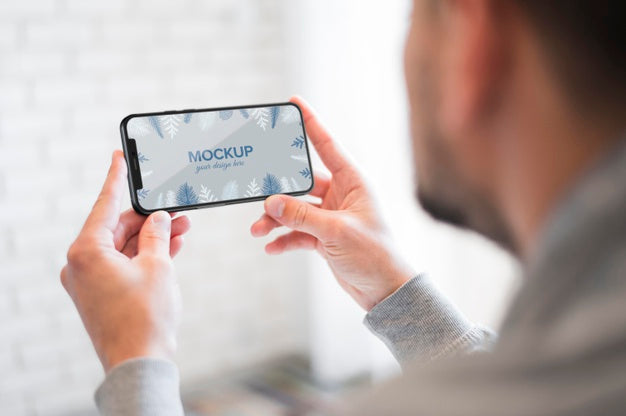 Smartphone Device Concept Mock-Up Psd