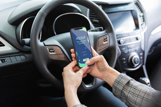 Smartphone Device Concept Mock-Up Psd