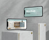 Smartphone Mock-Up Arrangement With Stone And Metallic Elements Psd