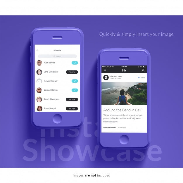 Smartphone Mock Up Design Psd