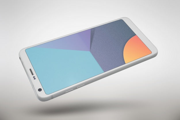 Smartphone Mock Up Top View Psd