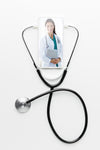 Smartphone Mock-Up With Female Doctor Psd