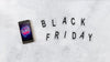 Smartphone Mockup And Black Friday Letters Psd