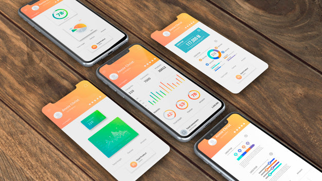 Smartphone Mockup For Apps Psd