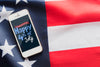 Smartphone Mockup For Usa Independence Day Psd