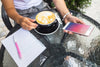 Smartphone Mockup On Table With Cappuchino Psd