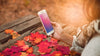 Smartphone Mockup With Autumn Concept Psd