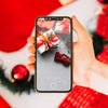 Smartphone Mockup With Christmas Concept Psd