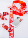 Smartphone Mockup With Christmas Elements Psd