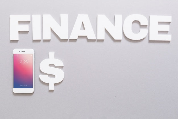 Smartphone Mockup With Finance Concept Psd