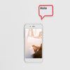 Smartphone Mockup With Speech Bubble Psd