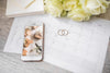 Smartphone Mockup With Wedding Concept Psd