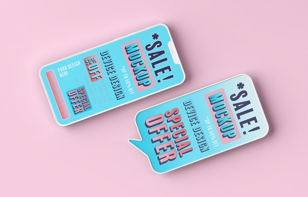 Smartphone Sale Mock-Up Psd