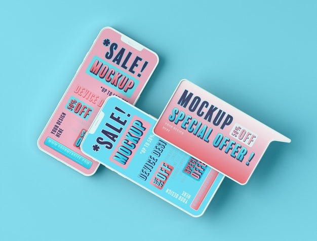 Smartphone Sale Mock-Up Psd