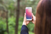 Smartphone Screen Mockup In Forest Psd