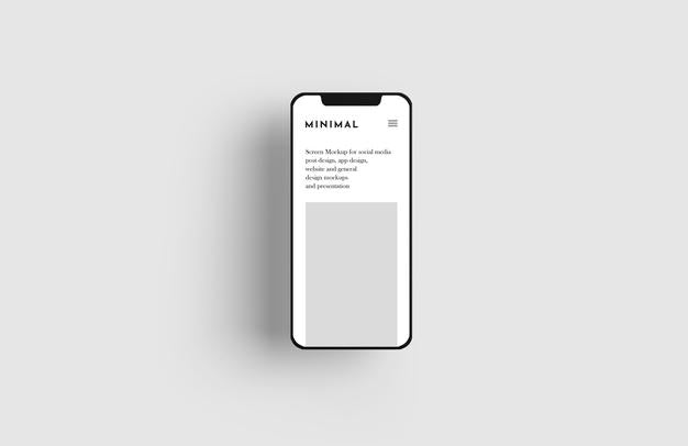 Smartphone Screen Mockup Psd