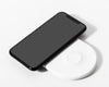 Smartphone Screen Mockup With Wireless Charger Psd