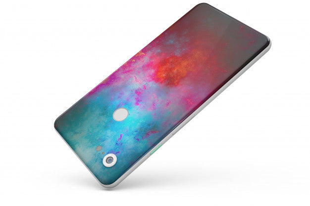 Smartphone Skin Mock-Up Isolated Psd