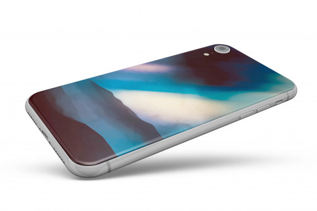 Smartphone Skin Mock-Up Isolated Psd