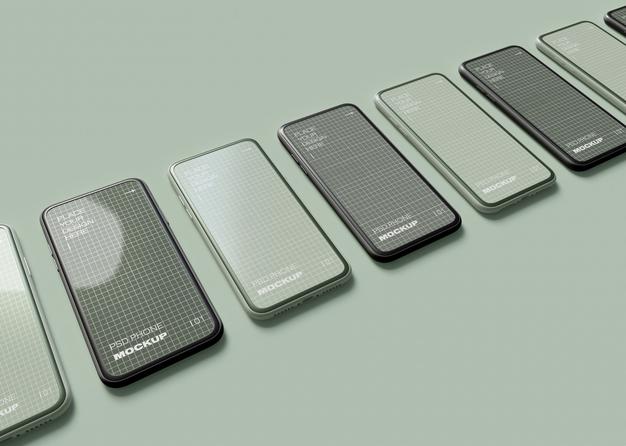 Smartphones Mockup Psd