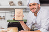 Smiley Chef In The Kitchen Mock-Up Psd
