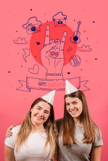 Smiling Women Together For Friendship Day Psd