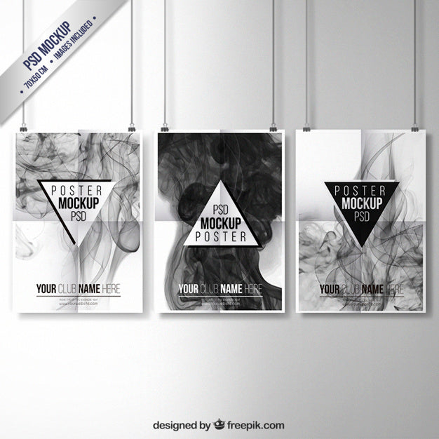 Smoky Posters Collection Psd