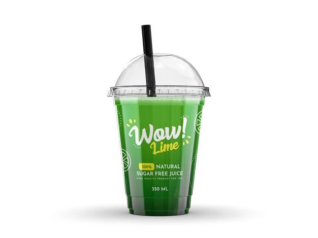 Smoothie Cup Mockup Psd