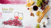 Snack And Glass Of Wine Psd
