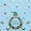 Snowflakes With Merry Christmas Concept Psd