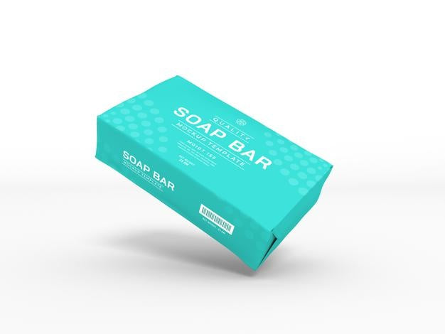 Soap Bar Box Packaging Mockup Psd