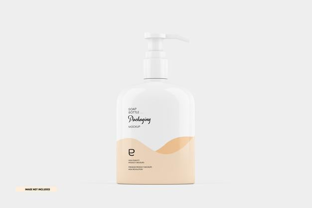Soap Bottle Packaging Mockup Psd