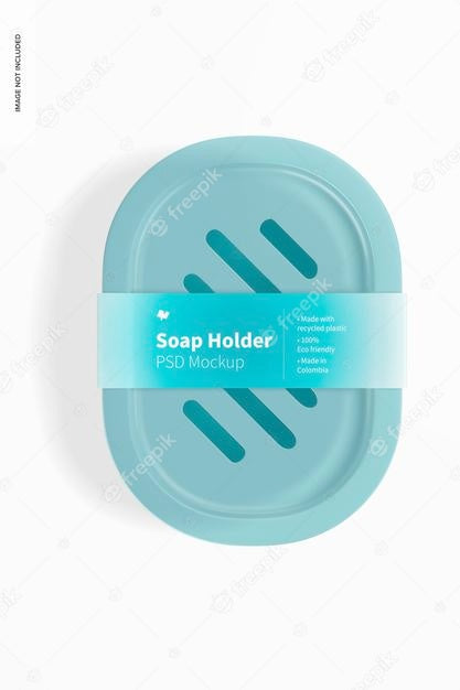 Soap Holder Mockup, Top View Psd