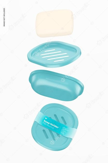 Soap Holders Mockup, Floating 02 Psd