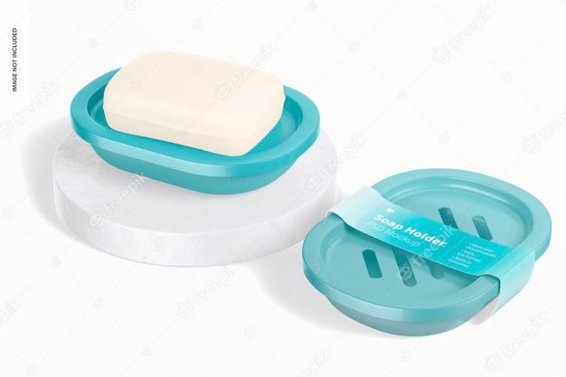 Soap Holders Mockup, Perspective View Psd