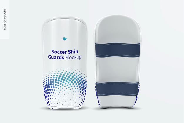 Soccer Shin Guards Mockup Psd