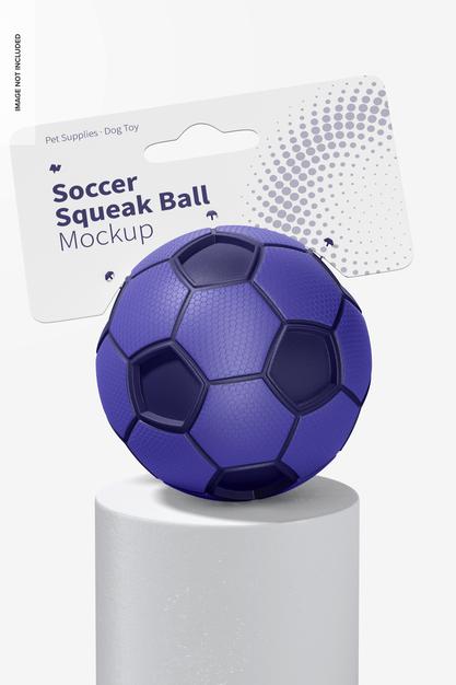 Soccer Squeak Ball Mockup Psd