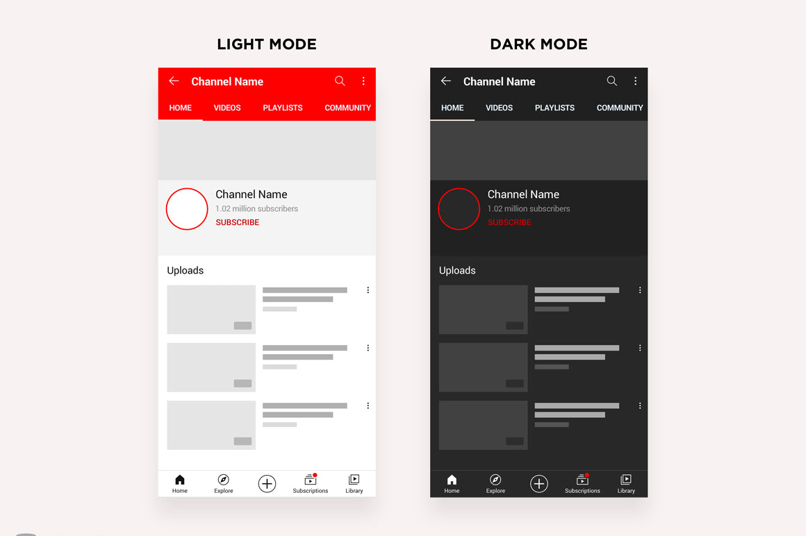 Social Media Mockup (Youtube)