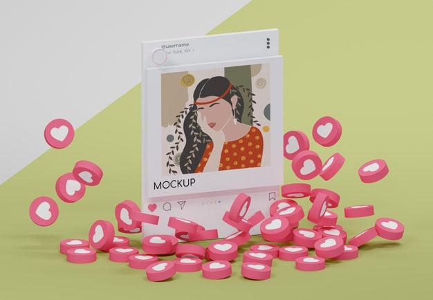 Social Media Platform On Mock-Up Device Psd