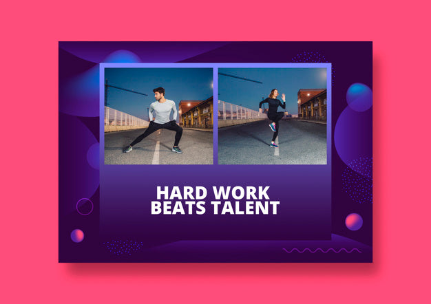 Social Media Post Mockup With Fitness Concept Psd