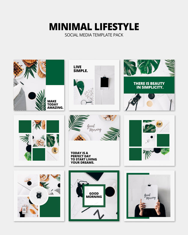 Social Media Post Mockup With Lifestyle Concept Psd