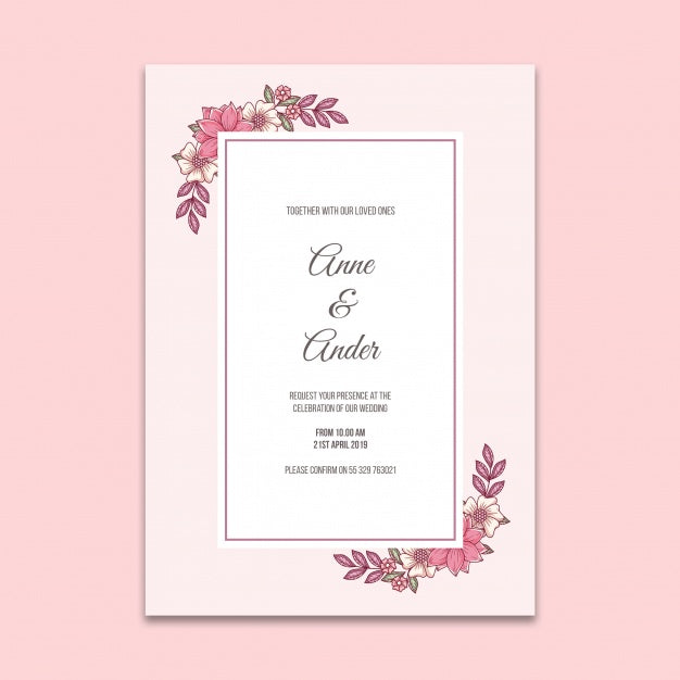 Social Media Post Mockup With Wedding Concept Psd